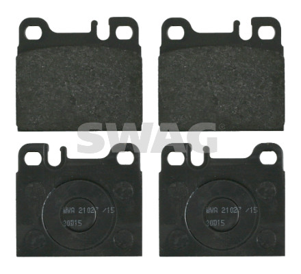 Brake Pad Set, disc brake - 10 91 6254 SWAG